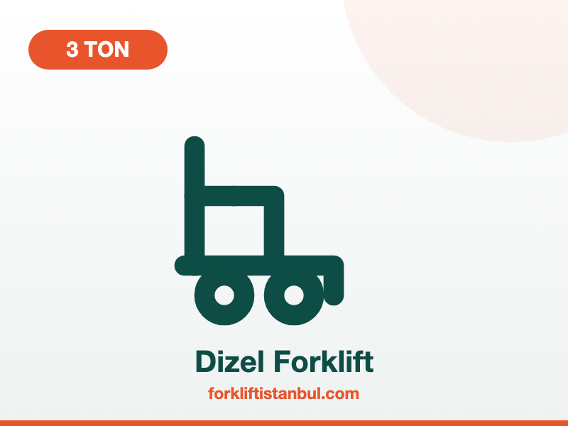 3 Ton Dizel Forklift 3.000 kg forklift