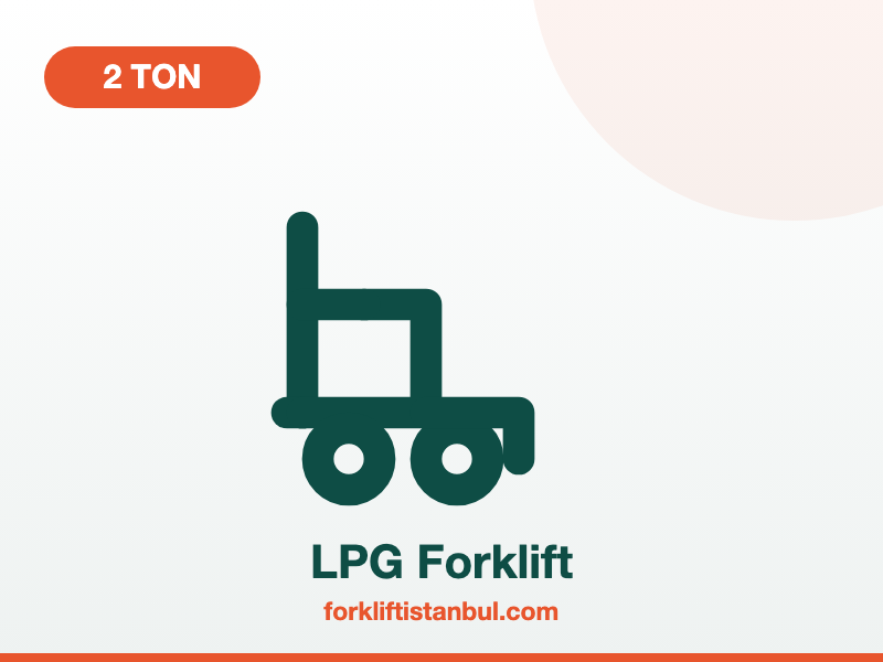2 Ton LPG Forklift 2.000 kg forklift